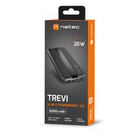 Miniatura 8 de POWERBANK NATEC TREVI SLIM QV2 10000MAH 2XUSB-A 18W + 1XUSB-C 20W + CABLE USB-C