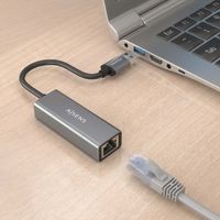 Miniatura 4 de AISENS Conversor USB 3 0 a ethernet Gigabit 10 100 1000 Mbps  Gris  15cm