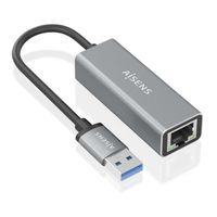 Miniatura 8 de AISENS Conversor USB 3 0 a ethernet Gigabit 10 100 1000 Mbps  Gris  15cm