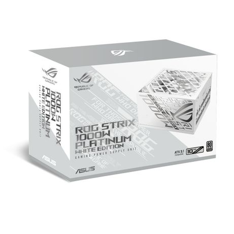 Fuente Alimentación 1000W Asus ROG ROG-STRIX-1000P-GAMING-WHITE 80 PLUS Platinum Blanco - Imagen 12 de 13 Fuente Alimentación 1000W Asus ROG ROG-STRIX-1000P-GAMING-WHITE 80 PLUS Platinum Blanco - Imagen 12 de 13