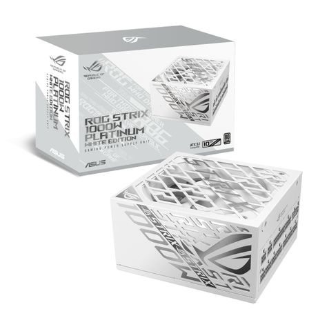 Fuente Alimentación 1000W Asus ROG ROG-STRIX-1000P-GAMING-WHITE 80 PLUS Platinum Blanco - Imagen 13 de 13 Fuente Alimentación 1000W Asus ROG ROG-STRIX-1000P-GAMING-WHITE 80 PLUS Platinum Blanco - Imagen 13 de 13