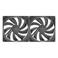 Miniatura 4 de VENTILADOR INTERNO TACENS ANIMA AF12X2 12x12 14DB FLUXUS BEARING AIR-GUIDE BAJO RUIDO PACK 2