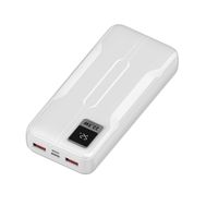 Miniatura 7 de LEOTEC POWERBANK 20000mAh 22,5W PD20W Carga rapida Blanco  (1 salida USB-C + 2 salidas USB-A, incluye cable USB-A a USB-C de 22,5W)