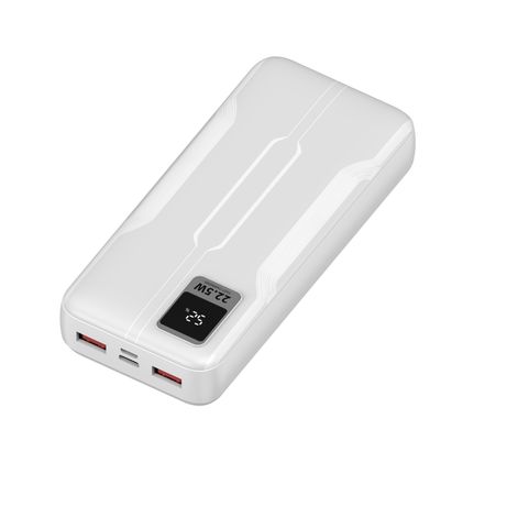 LEOTEC POWERBANK 20000mAh 22,5W PD20W Carga rapida Blanco (1 salida USB-C + 2 salidas USB-A, incluye cable USB-A a USB-C de 22,5W) - Imagen 7 de 17 LEOTEC POWERBANK 20000mAh 22,5W PD20W Carga rapida Blanco (1 salida USB-C + 2 salidas USB-A, incluye cable USB-A a USB-C de 22,5W) - Imagen 7 de 17