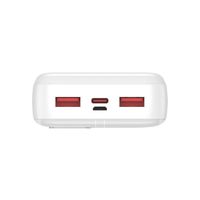 Miniatura 10 de LEOTEC POWERBANK 20000mAh 22,5W PD20W Carga rapida Blanco  (1 salida USB-C + 2 salidas USB-A, incluye cable USB-A a USB-C de 22,5W)