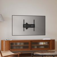 Miniatura 6 de AISENS Soporte eco giratorio  inclinable y nivelable para monitor TV 35kg de 32 65  Negro