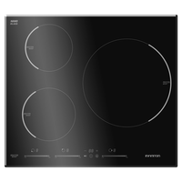 Miniatura 1 de VITROCERAMICA INDUCCION INFINITON IND-3NTA 3 ZONAS COCCION ANCHO 60 CM