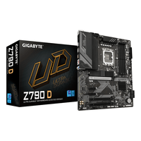 Miniatura 1 de Placa Intel  GIGABYTE Z790 D Placa base - Soporta CPUs Intel Core de 14ª generación, VRM digital de 12+1+1 fases, hasta 7600MHz DDR5 (OC), 3xPCIe 4.0