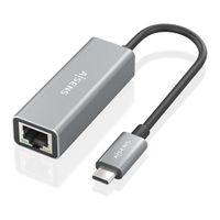 Miniatura 3 de AISENS Conversor USB3 1 Gen1 USB C a ethernet Gigabit 10 100 1000 Mbps  Gris  15cm
