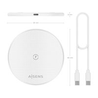 Miniatura 5 de CARGADOR AISENS INALAMBRICO USB-C 15W PARA MOVIL BLANCO