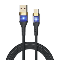 Miniatura 1 de iggual Cable USB-A a tipo C 3A 100 cm trenzado LED