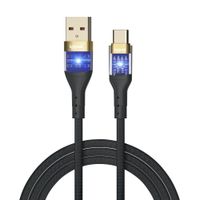Miniatura 2 de iggual Cable USB-A a tipo C 3A 100 cm trenzado LED