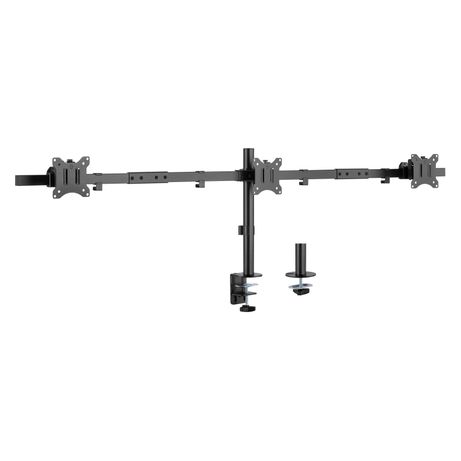 SOPORTE DE MESA EQUIP 650158 PARA 3 PANTALLAS DE 17"-32" Max. 7Kg POR PANTALLA Max.VESA 100x100 - Imagen 2 de 11 SOPORTE DE MESA EQUIP 650158 PARA 3 PANTALLAS DE 17"-32" Max. 7Kg POR PANTALLA Max.VESA 100x100 - Imagen 2 de 11
