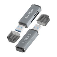 Miniatura 4 de LECTOR TARJETAS AISENS SD MICRO SD MMC RS-MMC MMC MICRO USBA GRIS
