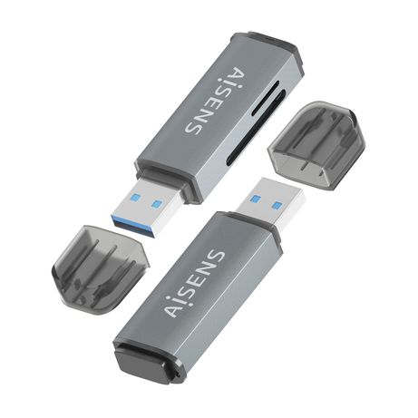 LECTOR TARJETAS AISENS SD MICRO SD MMC RS-MMC MMC MICRO USBA GRIS - Imagen 4 de 8 LECTOR TARJETAS AISENS SD MICRO SD MMC RS-MMC MMC MICRO USBA GRIS - Imagen 4 de 8