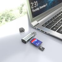 Miniatura 7 de LECTOR TARJETAS AISENS SD MICRO SD MMC RS-MMC MMC MICRO USBA GRIS