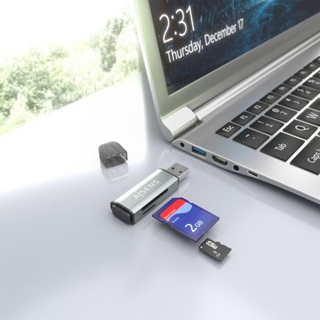 LECTOR TARJETAS AISENS SD MICRO SD MMC RS-MMC MMC MICRO USBA GRIS - Imagen 7 de 8 LECTOR TARJETAS AISENS SD MICRO SD MMC RS-MMC MMC MICRO USBA GRIS - Imagen 7 de 8
