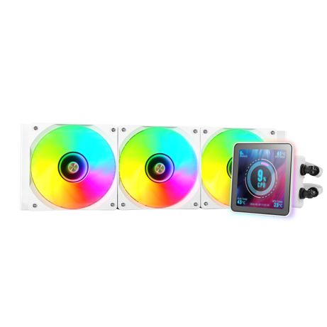 SISTEMA DE REFRIGERACION LIQUIDA MARS GAMING MLVISIONPRO360 NEGRO 3x120mm ARGB TPD 600W LCD - Imagen 5 de 13 SISTEMA DE REFRIGERACION LIQUIDA MARS GAMING MLVISIONPRO360 NEGRO 3x120mm ARGB TPD 600W LCD - Imagen 5 de 13