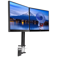 Miniatura 1 de IIYAMA FLEXIBLE DESK MOUNT FOR DUAL MONITOR. DESK MOUNT WITH CLAMP. MONITOR SIZE 10~30", VESA 75X75 OR 100X100MM, <=10KG. (DS1002C-B1)