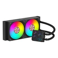 Miniatura 2 de SISTEMA DE REFRIGERACION LIQUIDA ABYSM OCEANIC TIDE 240 Black ARGB DUAL FAN INTEL AMD