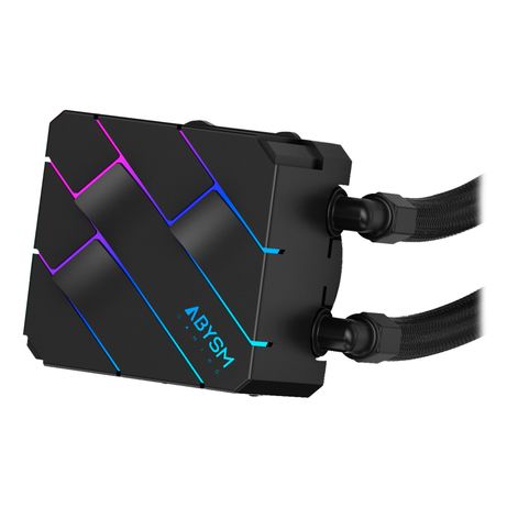 SISTEMA DE REFRIGERACION LIQUIDA ABYSM OCEANIC TIDE 240 Black ARGB DUAL FAN INTEL AMD - Imagen 3 de 7 SISTEMA DE REFRIGERACION LIQUIDA ABYSM OCEANIC TIDE 240 Black ARGB DUAL FAN INTEL AMD - Imagen 3 de 7