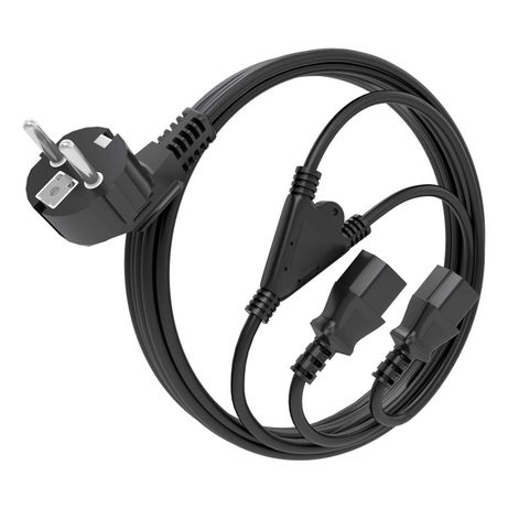 CABLE ALIMENTACION CPU AISENS CEE7/M-2XC13/H NEGRO 3mts - Imagen 3 de 6 CABLE ALIMENTACION CPU AISENS CEE7/M-2XC13/H NEGRO 3mts - Imagen 3 de 6