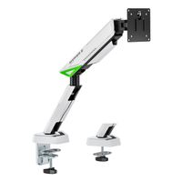 Miniatura 2 de AISENS DT49TSR 343 soporte para monitor 124 5 cm  49   Escritorio Negro  Blanco