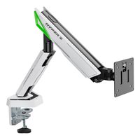 Miniatura 4 de AISENS DT49TSR 343 soporte para monitor 124 5 cm  49   Escritorio Negro  Blanco