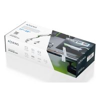 Miniatura 7 de AISENS DT49TSR 343 soporte para monitor 124 5 cm  49   Escritorio Negro  Blanco