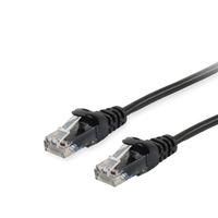 Miniatura 3 de LATIGUILLO U/UTP CAT.6A LIBRE HALOGENOS 1M COLOR NEGRO EQUIP 603052