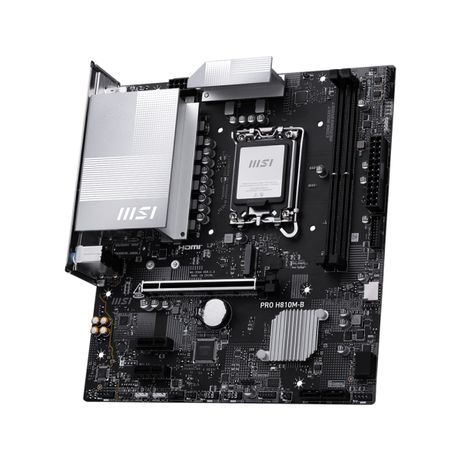 MSI Intel PRO H810M-B LGA 1851 (Socket V1) - Imagen 3 de 5 MSI Intel PRO H810M-B LGA 1851 (Socket V1) - Imagen 3 de 5