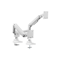 Miniatura 1 de 17 -35  Heavy-Duty Dual Monitor Desk Mount Bracket  White