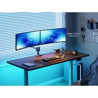 Miniatura 11 de 17 -35  Heavy-Duty Dual Monitor Desk Mount Bracket  White