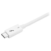 Miniatura 3 de Cable 0,5m Thunderbolt 3 USB-C Blanco Compatible DisplayPort