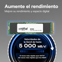 Miniatura 3 de Crucial E100 SSD 2 TB M.2 PCIe 4.0 NVMe