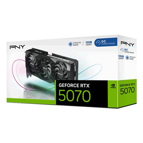 Tarjeta Gráfica PNY GeForce RTX 5070 Triple Fan OC 12GB GDDR7 DLSS 4 - Imagen 9 de 9 Tarjeta Gráfica PNY GeForce RTX 5070 Triple Fan OC 12GB GDDR7 DLSS 4 - Imagen 9 de 9