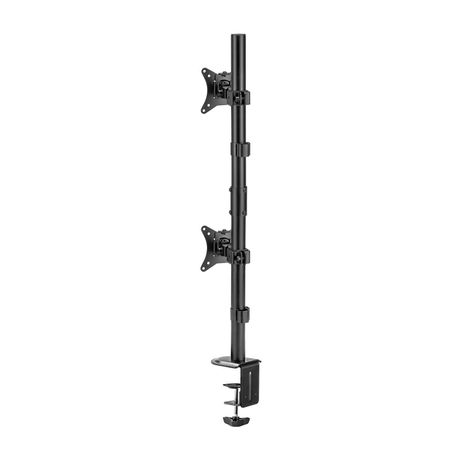 AISENS Soporte de mesa eco giratorio e inclinable para 2 Monitor TV 9kg de 17 32 Negro - Imagen 3 de 7 AISENS Soporte de mesa eco giratorio e inclinable para 2 Monitor TV 9kg de 17 32 Negro - Imagen 3 de 7