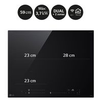 Miniatura 4 de VITROCERAMICA INDUCCION LG CI5Z2420BN 3 ZONAS COCCION