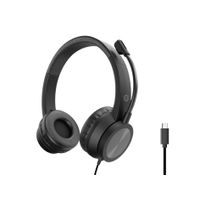 Miniatura 2 de HEADSET CONCEPTRONIC POLONA05B CONEXION USB-C MICROFONO FLEXIBLE CONTROL VOLUMEN REDUCCION DE RUIDO