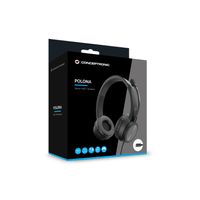 Miniatura 9 de HEADSET CONCEPTRONIC POLONA05B CONEXION USB-C MICROFONO FLEXIBLE CONTROL VOLUMEN REDUCCION DE RUIDO