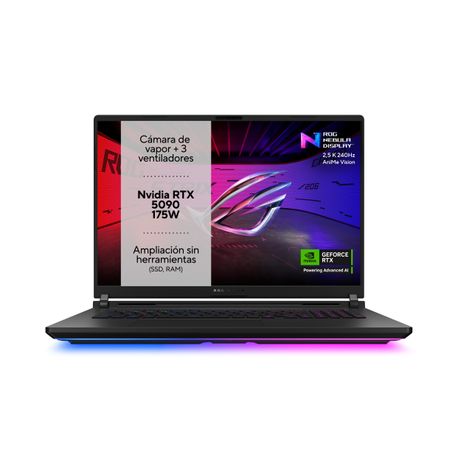 PORTATIL ASUS ROG STRIX G835LX-SA046W U9 275HX 64GB 4TB RTX5090 18"WQXGA W11H - Imagen 3 de 21 PORTATIL ASUS ROG STRIX G835LX-SA046W U9 275HX 64GB 4TB RTX5090 18"WQXGA W11H - Imagen 3 de 21