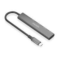 Miniatura 3 de HUB AISENS USB 3.1 USB-C USB-C/M-4XTIPO A/H GRIS 15CM