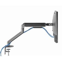 Miniatura 12 de BRAZO AJUSTABLE GEMBIRD PARA MONITOR EN ESCRITORIO GRIS ESPACIAL