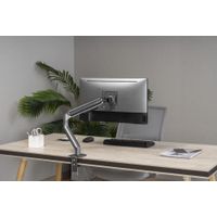Miniatura 14 de BRAZO AJUSTABLE GEMBIRD PARA MONITOR EN ESCRITORIO GRIS ESPACIAL