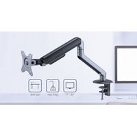 Miniatura 16 de BRAZO AJUSTABLE GEMBIRD PARA MONITOR EN ESCRITORIO GRIS ESPACIAL