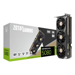 Tarjeta Gráfica ZOTAC NVIDIA GeForce RTX 5080 SOLID CORE OC | 16GB GDDR7 | DLSS 4