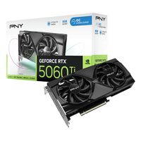 Miniatura 1 de Tarjeta Gráfica PNYGeForce RTX 5060 Ti GDDR7 8GB Negro