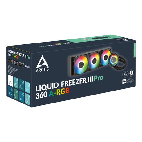 REFRIGERACION LIQUIDA CPU ARCTIC FREEZER III PRO 360 A-RGB NEGRA - Imagen 7 de 7 REFRIGERACION LIQUIDA CPU ARCTIC FREEZER III PRO 360 A-RGB NEGRA - Imagen 7 de 7