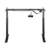 Miniatura 3 de AISENS Bastidor De Escritorio Motorizado  Altura Ajustable Con Panel De Control  80kg  Negro