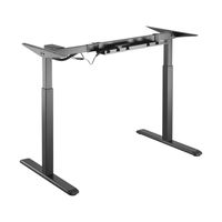Miniatura 6 de AISENS Bastidor De Escritorio Motorizado  Altura Ajustable Con Panel De Control  80kg  Negro